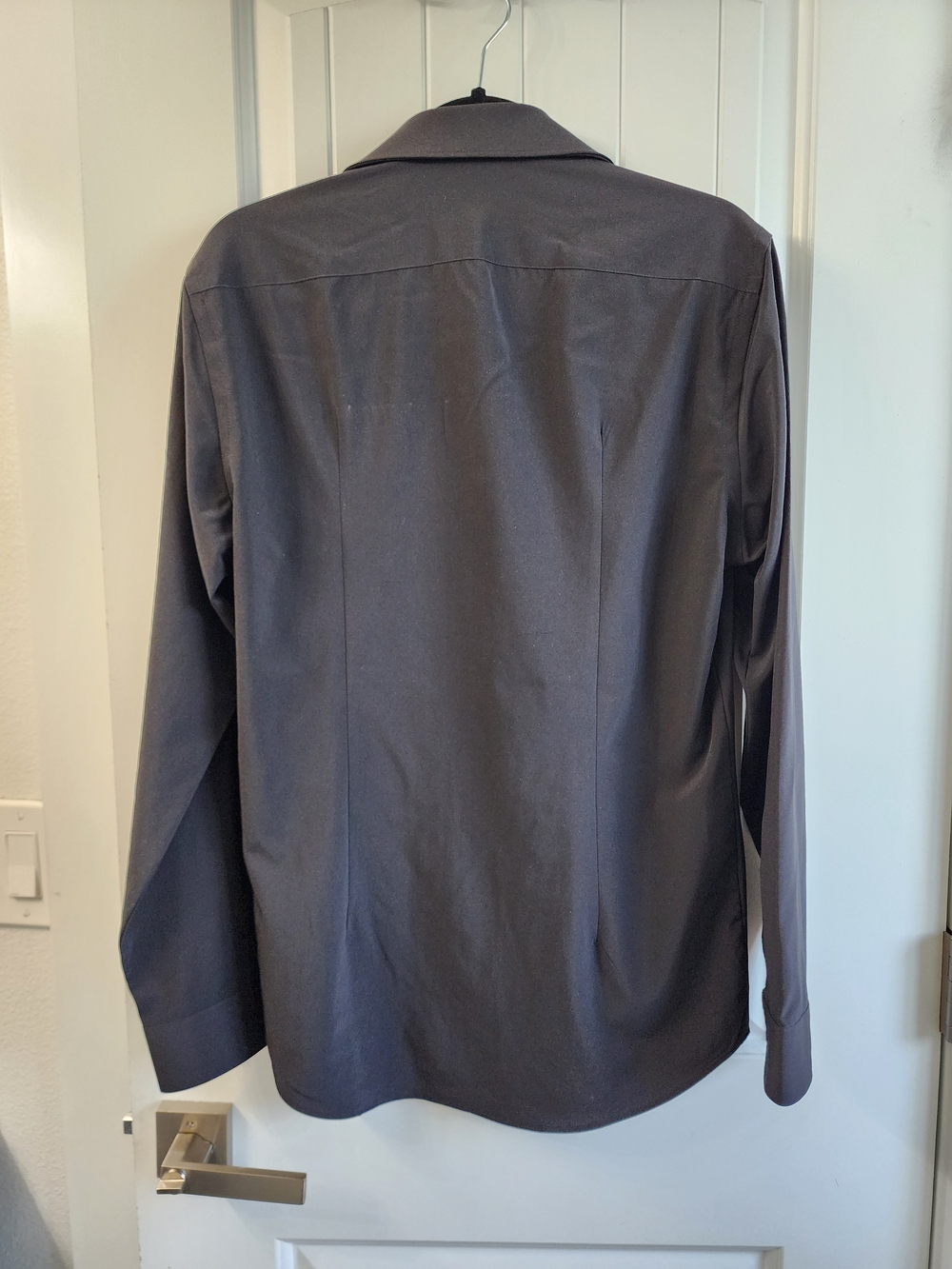Apt. 9 Men's Charcoal Gray Long-Sleeve Dress Shirt - Picture 2 of 4
